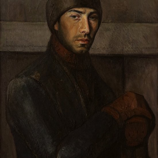 Inv. 113 / Guillermo Martínez Solimán / Autorretrato / MPBA