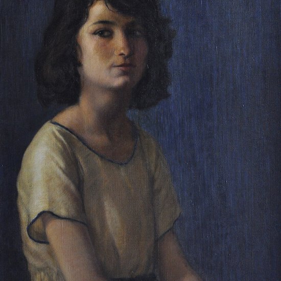 Inv. 66 / Hugo Garbarini  / Retrato de niña / MPBA