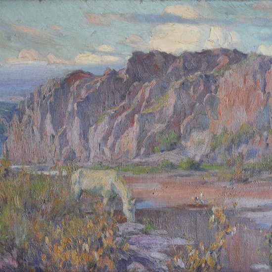 Inv. 58 / Juan Peláez / Barrancas de Lulunta / MPBA