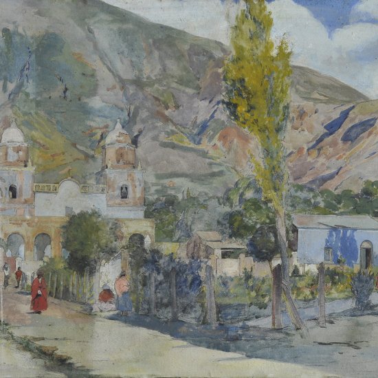 Inv. 78 / Leonie Mathis / Paisaje de Tilcara / MPBA
