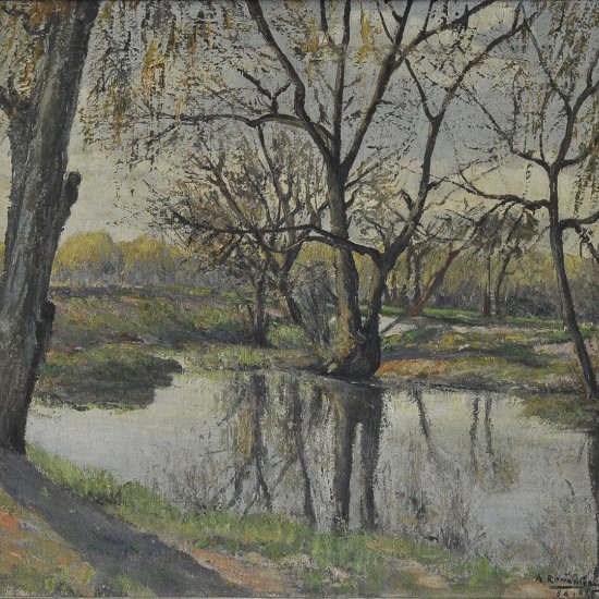 inv. 703 / Antonio Román Granados / Lagunita / MPBA 