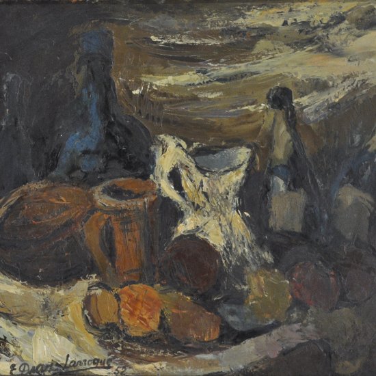Inv. 1367 / Ernesto Díaz Larroque / Naturaleza muerta / MPBA