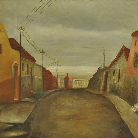 Inv. 627 / Horacio Gerardo March / Paisaje de Colonia (Uruguay) / MPBA