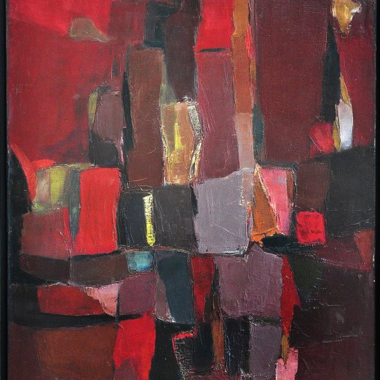Inv. 1797 / Hugo Soubielle / Desde el rojo / MPBA