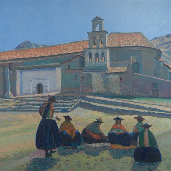 Inv. 206 / José Malanca / Motivo del Altiplano / MPBA