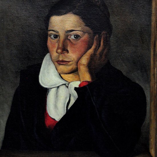 Inv. 673 / Ricardo Marre / Figura de niña / MPBA