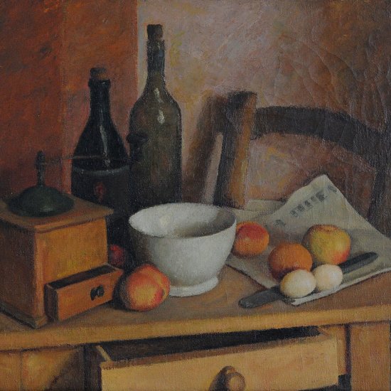 Inv. 609 / Roberto Armando Fidel Rossi / Naturaleza muerta / MPBA