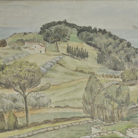 Inv. 218 / Víctor Pissarro / La casa de Cecil Sorel / MPBA