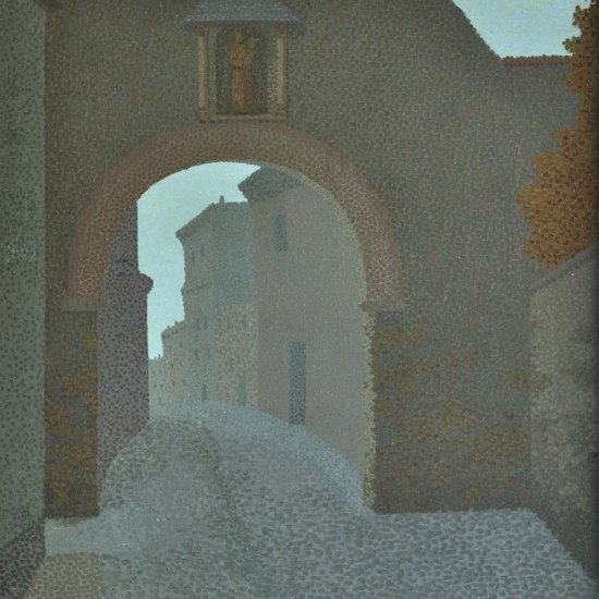 Inv. 60 / Fray Guillermo Butler / Una calle de Segovia / MPBA