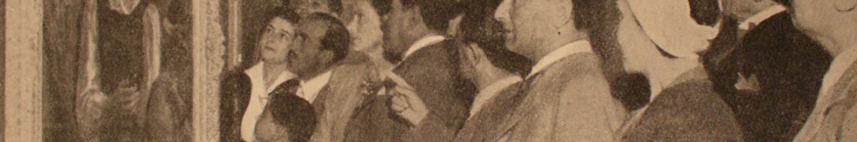 Autorretrato de Raquel Forner en el I Salón de Arte de Mar del Plata (1942)