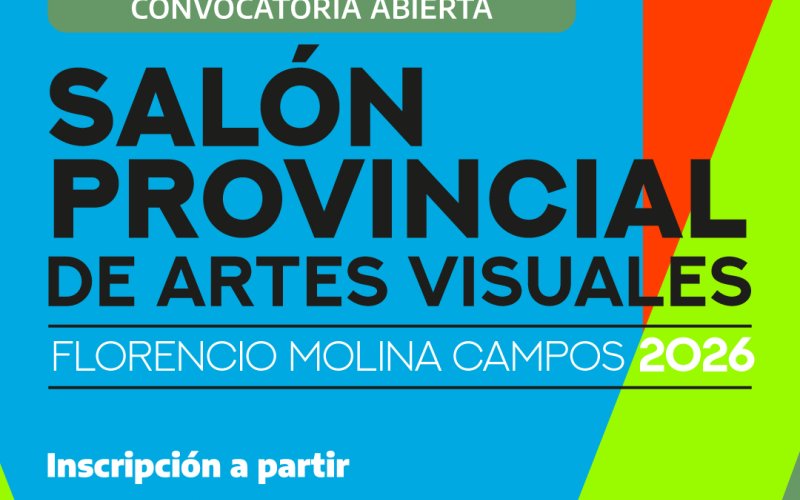 Comienza la inscripción para la nueva edición del Salón Provincial Florencio Molinas Campos