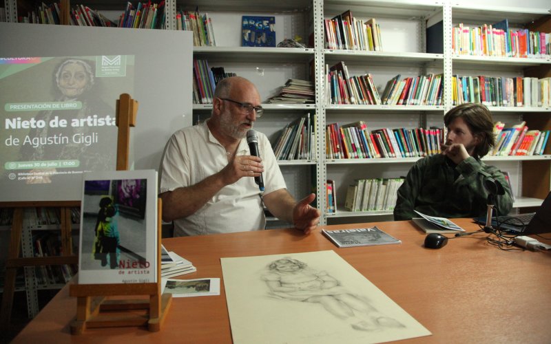 Se presentó el libro “Nieto de artista”