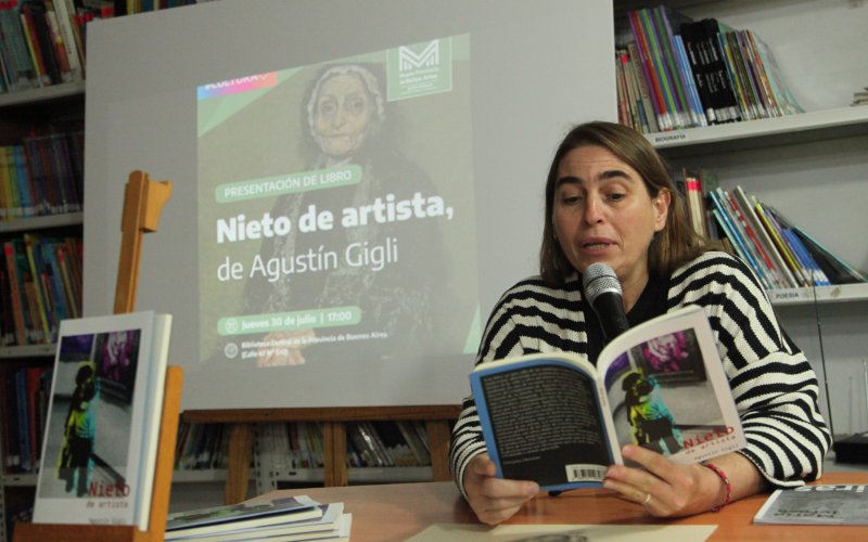 Se presentó el libro “Nieto de artista”