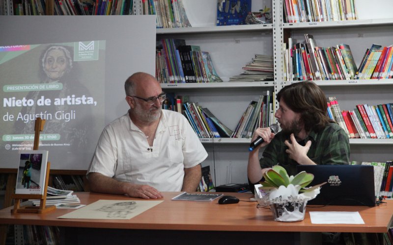 Se presentó el libro “Nieto de artista”