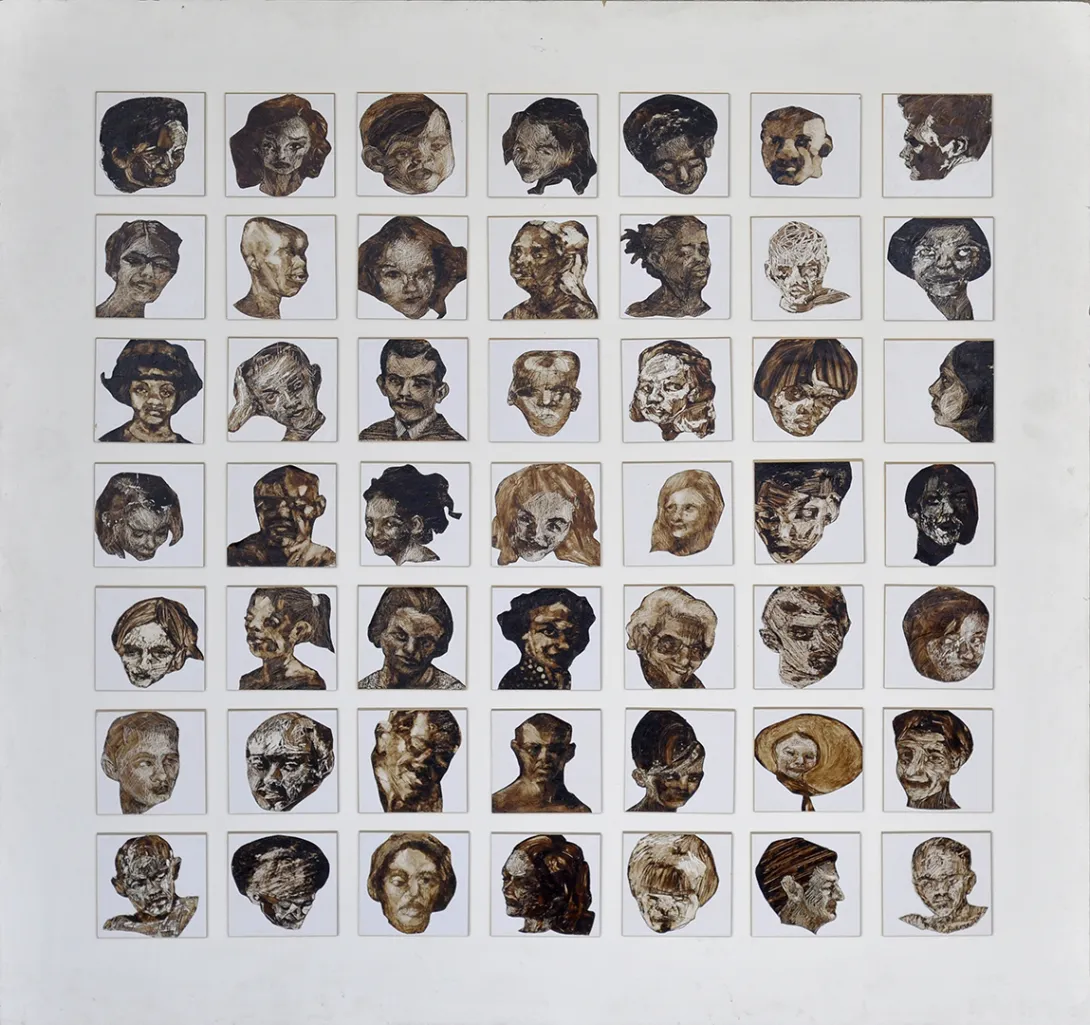 Inv. 3100 / María Fernanda Piamonti / De la serie Cara a cara / MPBA