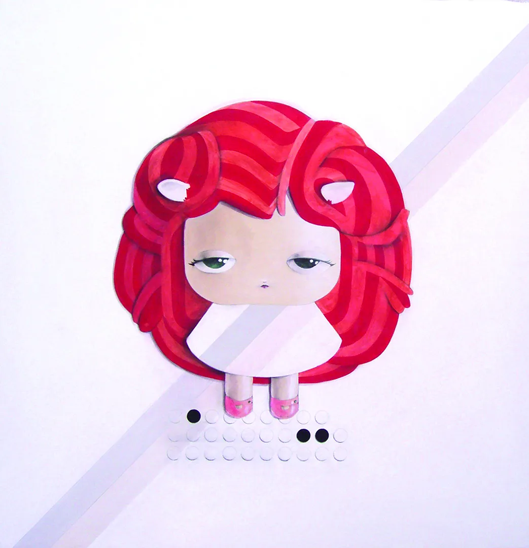 Inv. 3126 / Mariela Vita / Niña melena / MPBA