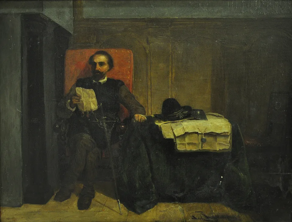 Hombre leyendo una carta