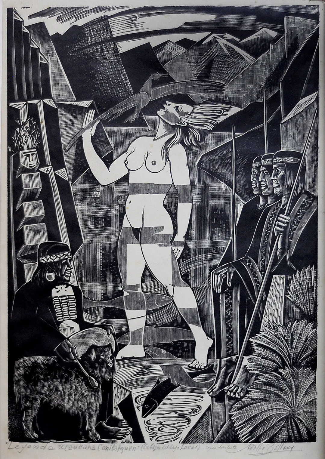Inv. 2282 / Adolfo Bellocq / Conilaufquen / MPBA