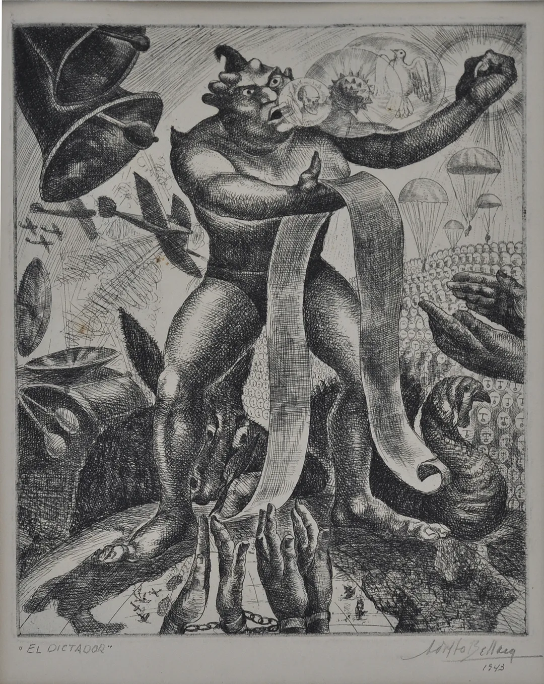 Inv. 2238 / Adolfo Bellocq / El dictador / MPBA