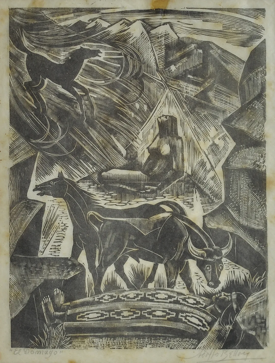 Inv. 2265 / Adolfo Bellocq / El Domuyo / MPBA