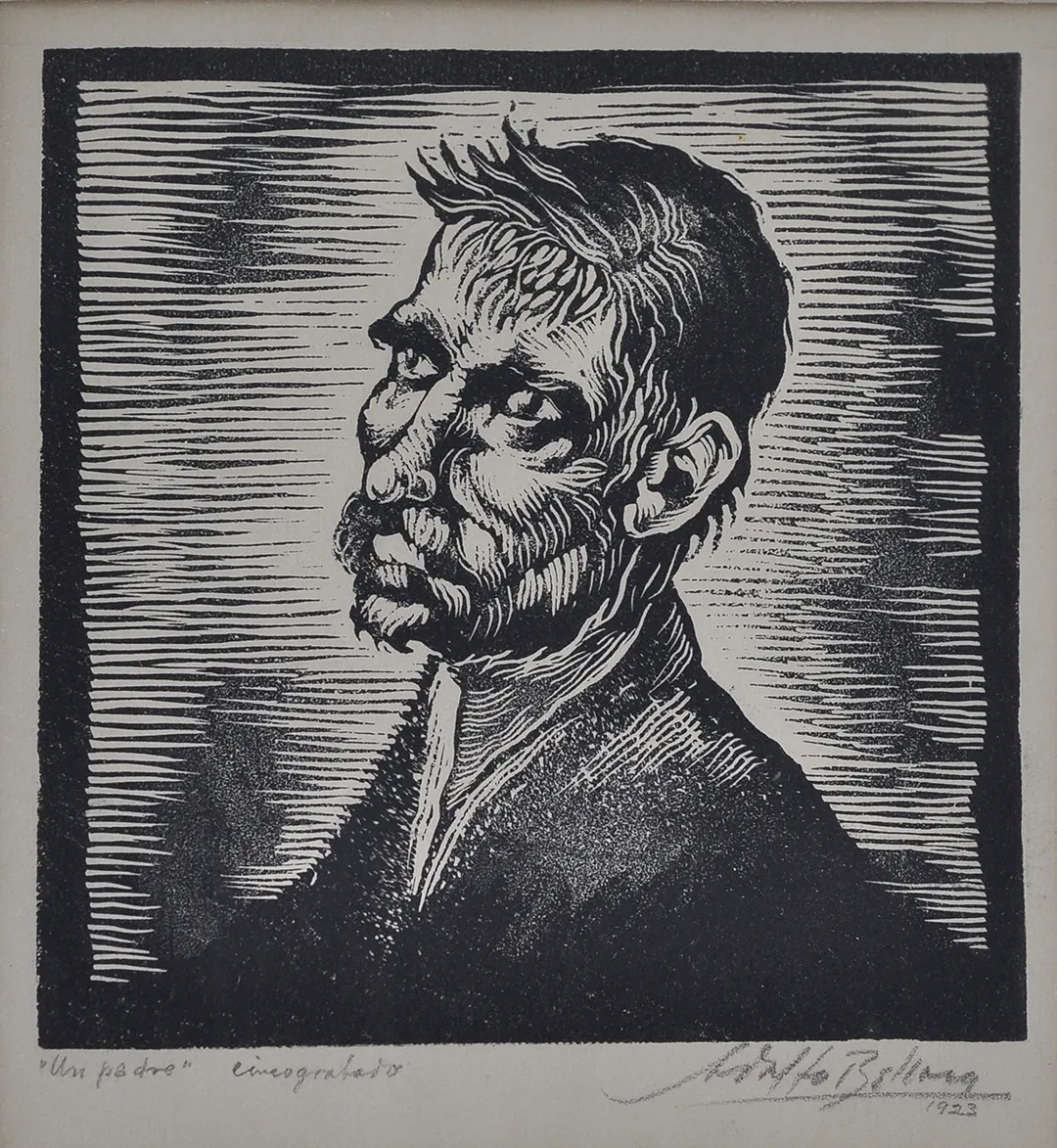 Inv. 2243 / Adolfo Bellocq / Un padre / MPBA