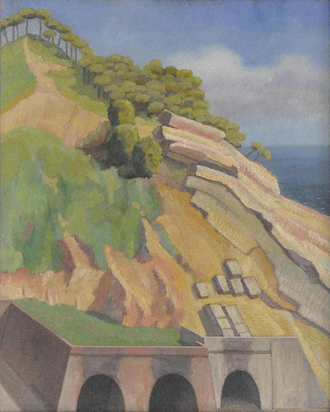 Inv. 358 / Emilio Pettoruti / Paisaje italiano / MPBA