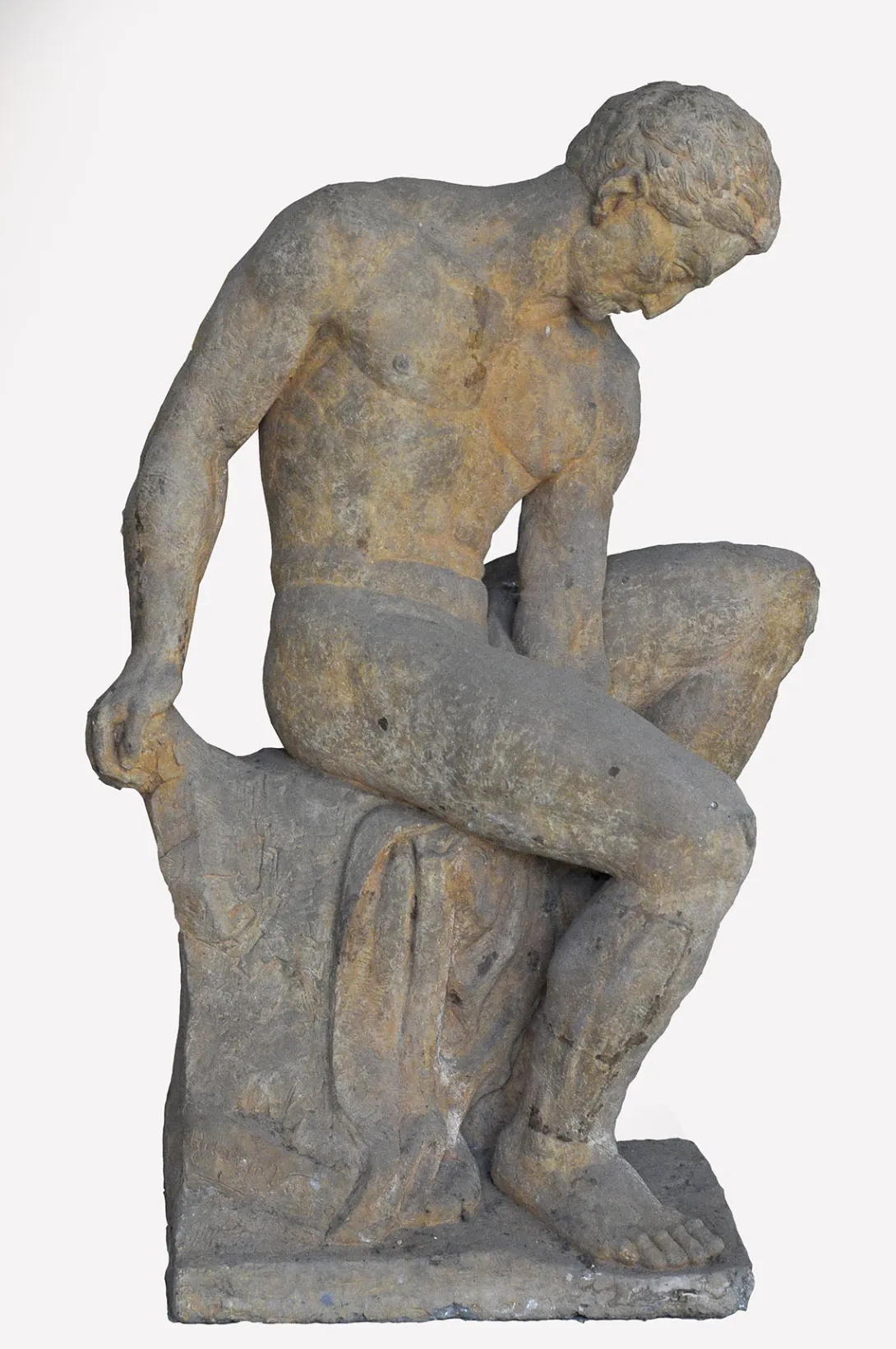 Inv. 1184 / Hilario Vozzo / El hombre de la lámpara / MPBA