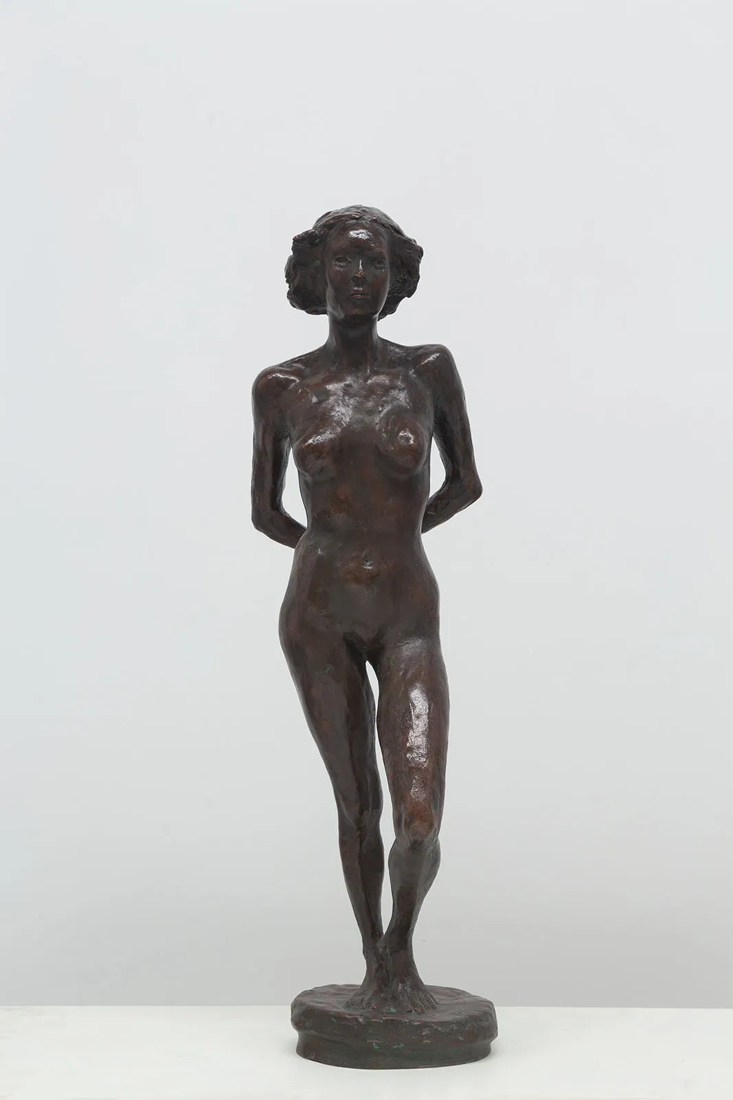 Inv 976 / Lucio Fontana / Desnudo / MPBA