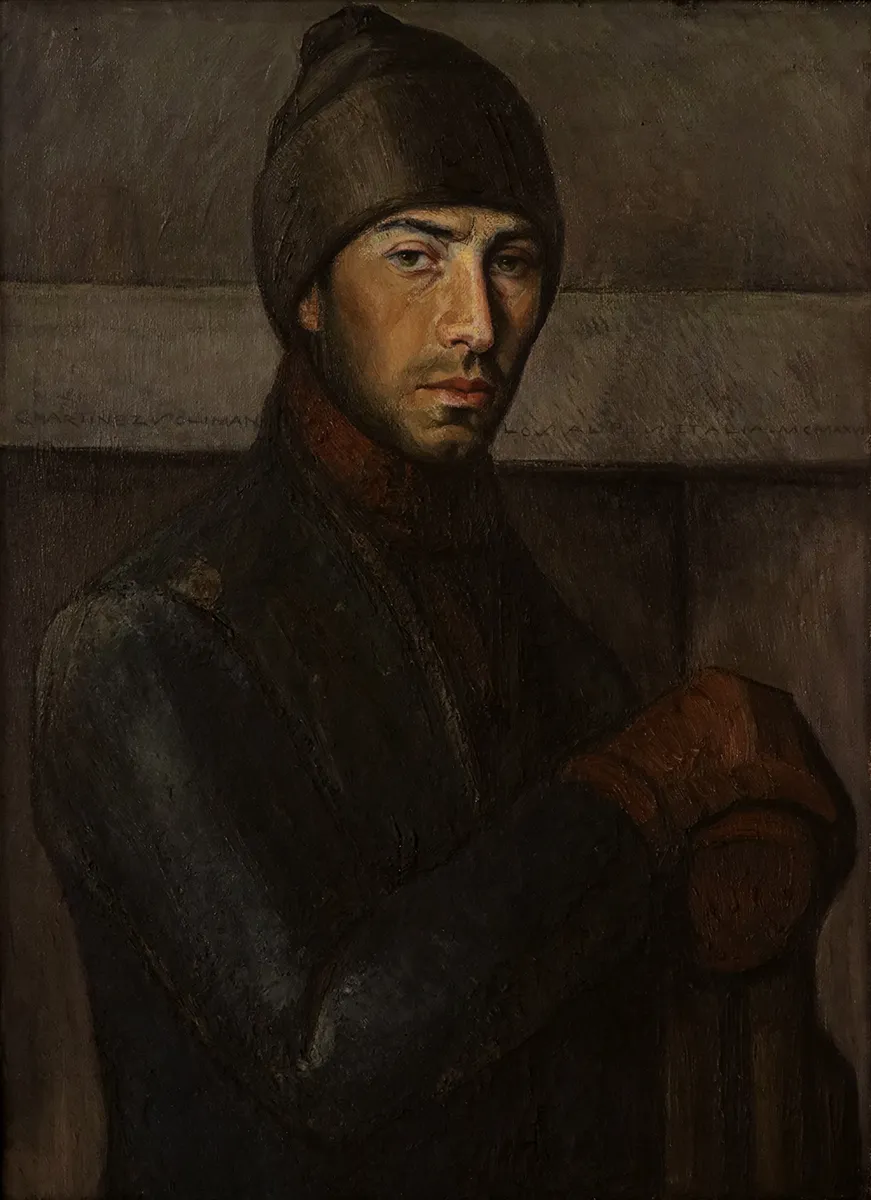 Inv. 113 / Guillermo Martínez Solimán / Autorretrato / MPBA
