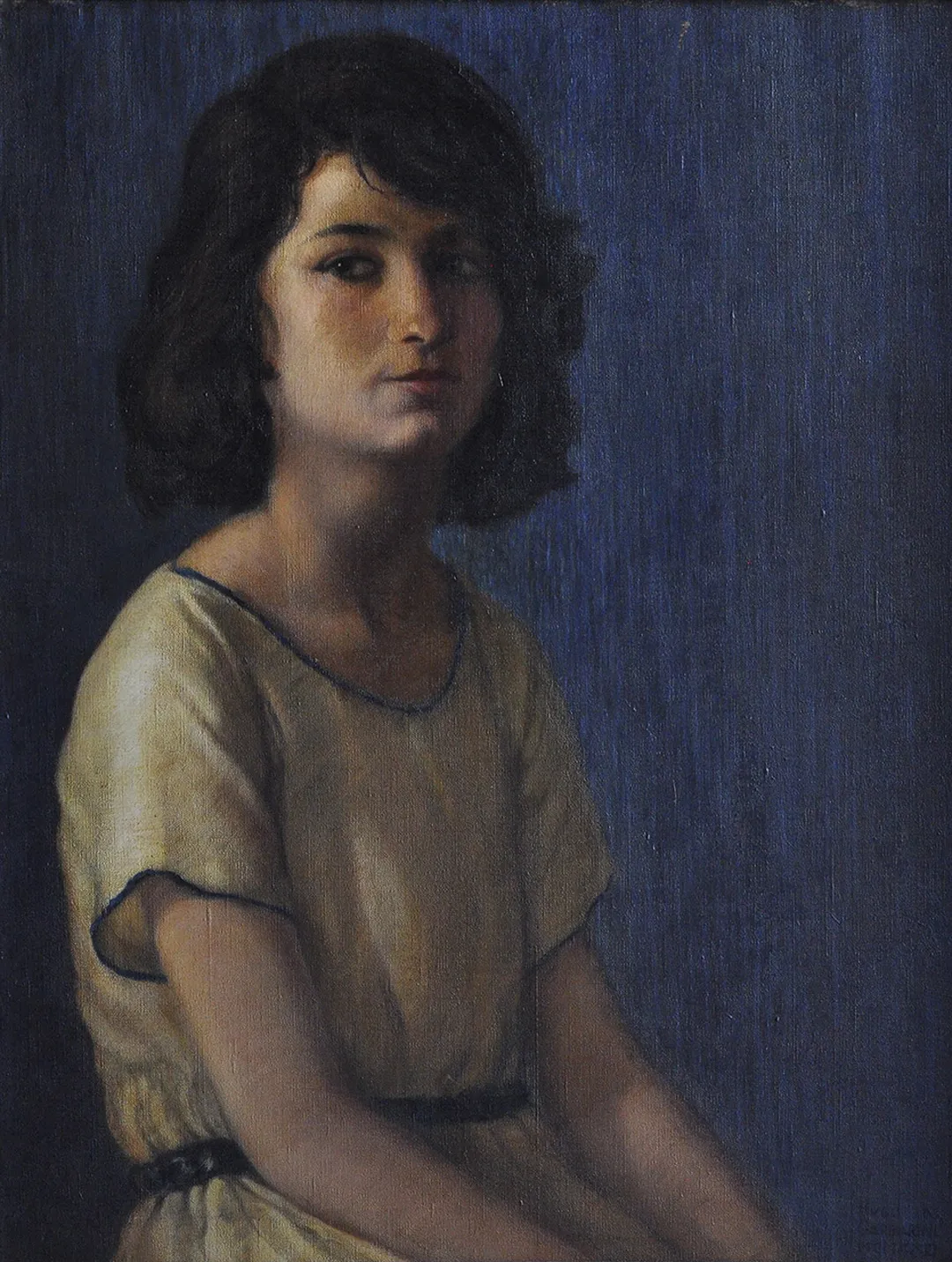 Inv. 66 / Hugo Garbarini  / Retrato de niña / MPBA