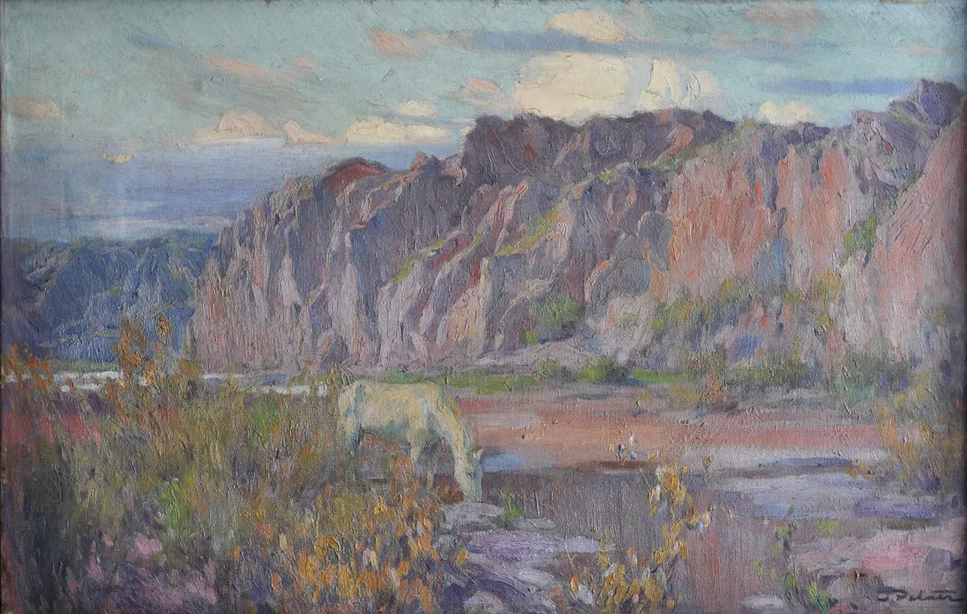 Inv. 58 / Juan Peláez / Barrancas de Lulunta / MPBA