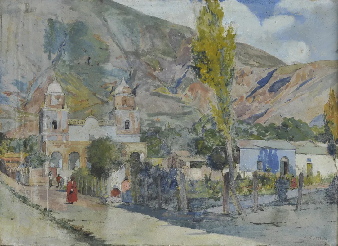Inv. 78 / Leonie Mathis / Paisaje de Tilcara / MPBA