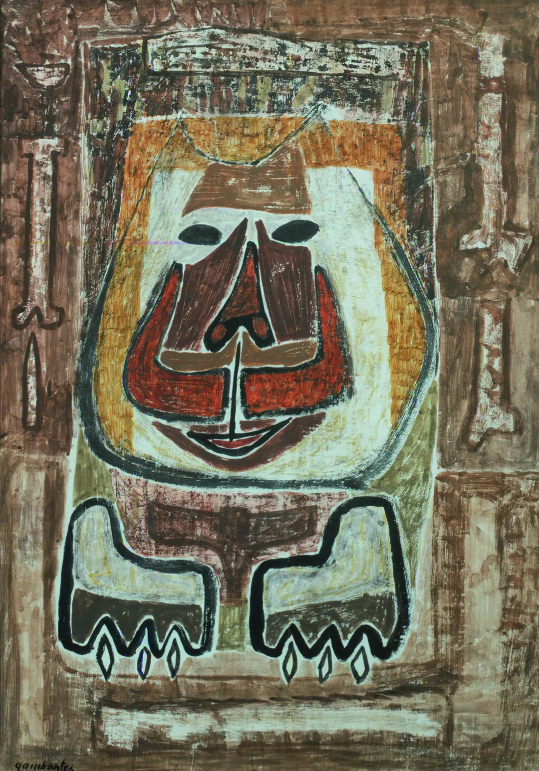 Inv. 1911 / Leónidas Gambartes / Payé Felino / MPBA