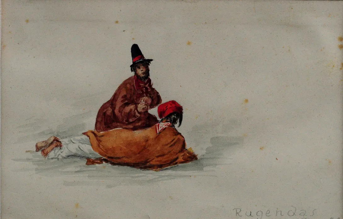 Inv. 167 / Mauricio Rugendas / Souvenirs des pampes  / MPBA