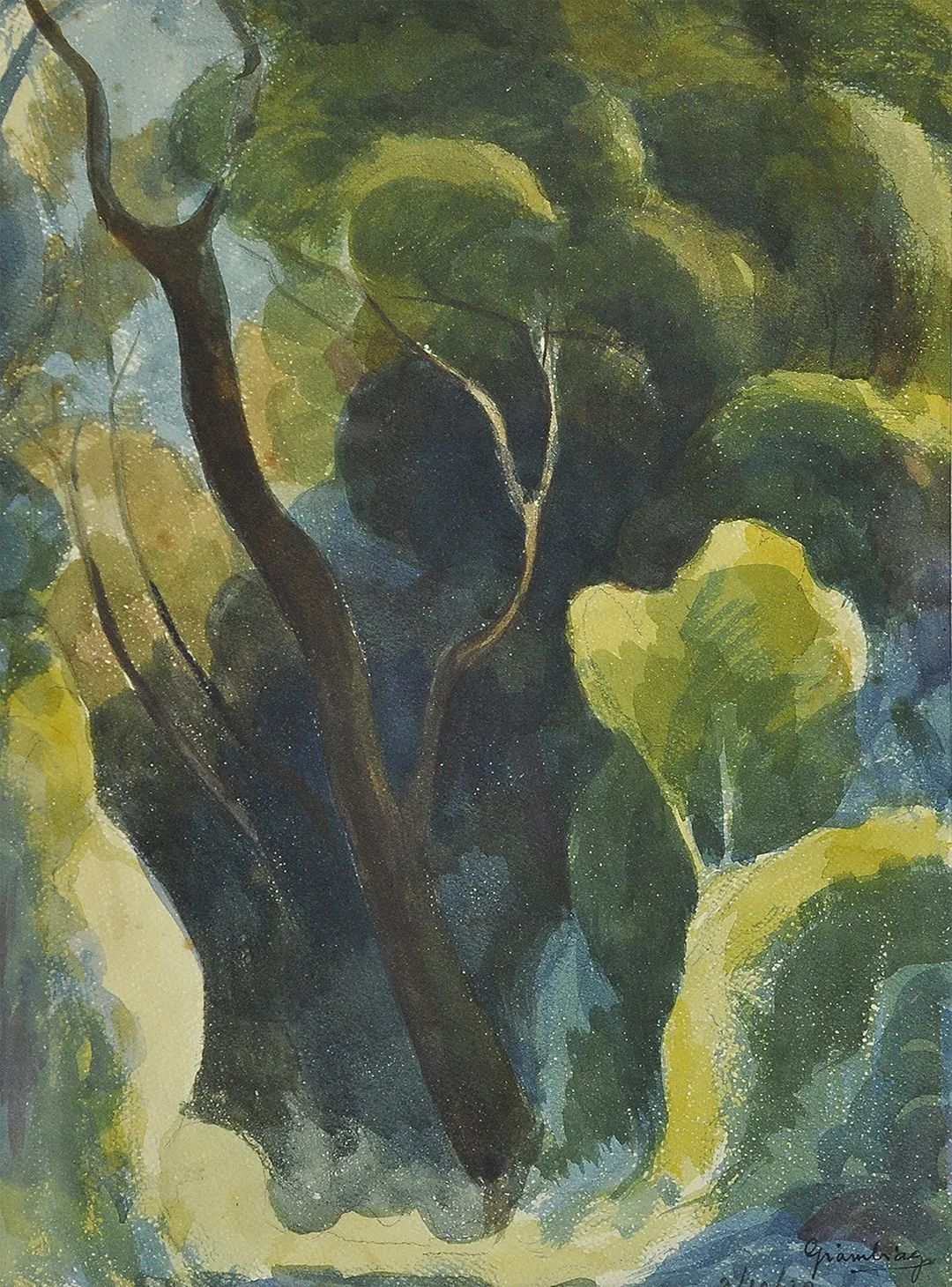 Inv. 199 / Carlos Giambiagi / En la selva misionera / MPBA