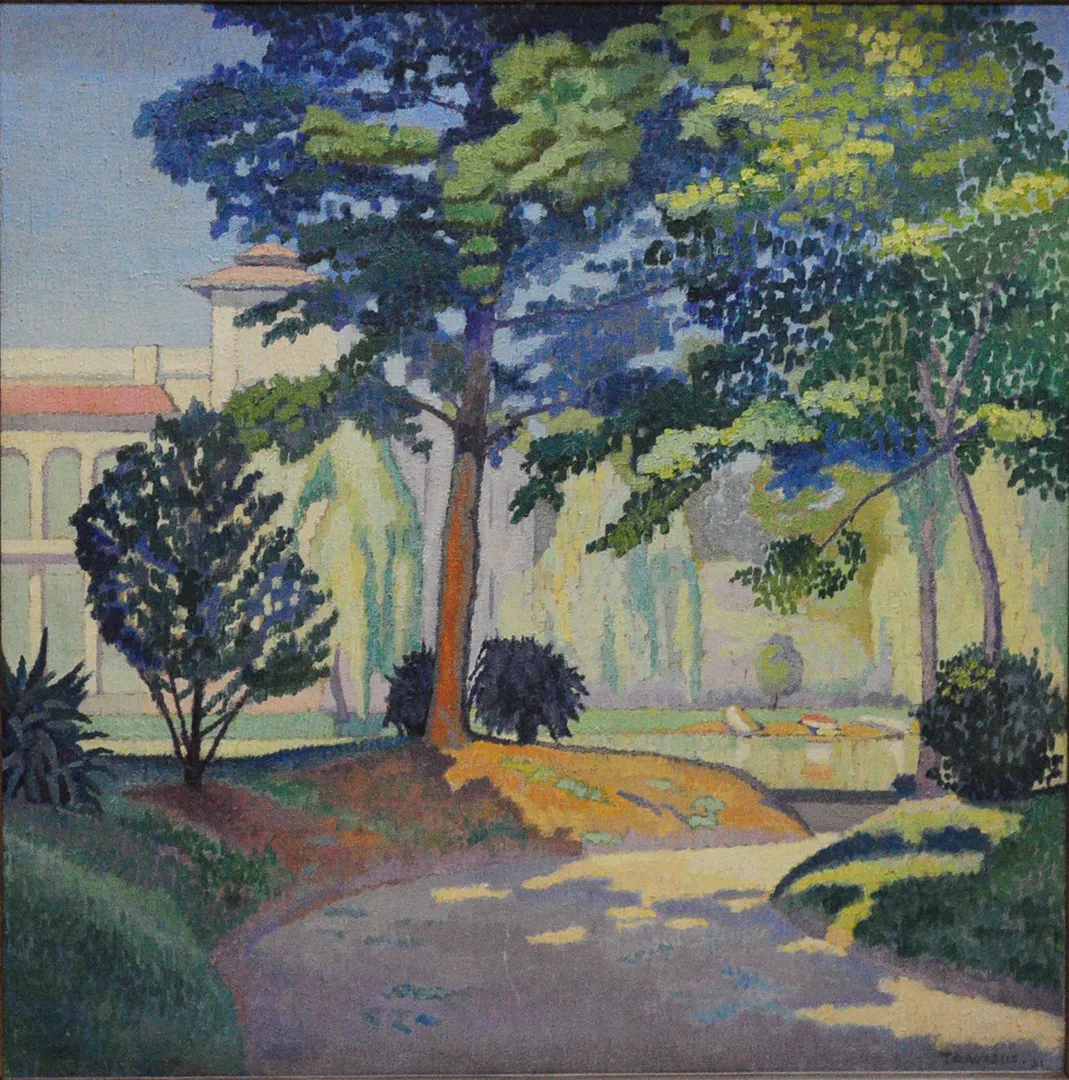 Inv. 54 / Rodolfo Travascio / Tarde en el lago / MPBA