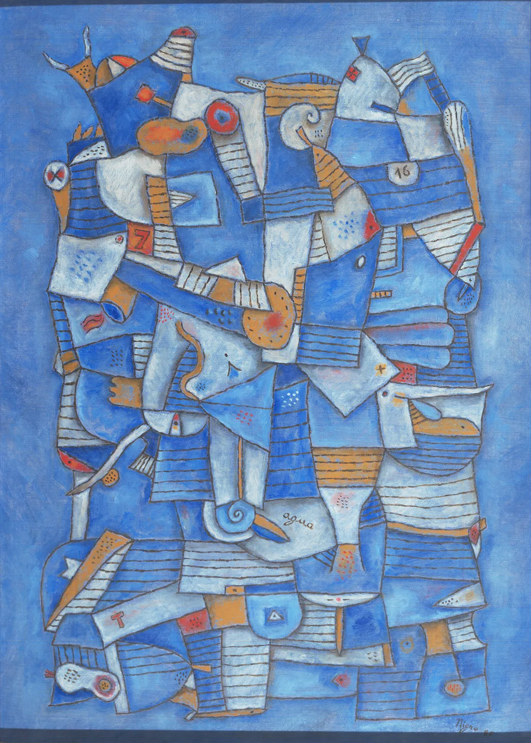 Inv. 2875 / Adolfo Nigro / Ritmos del mar / MPBA