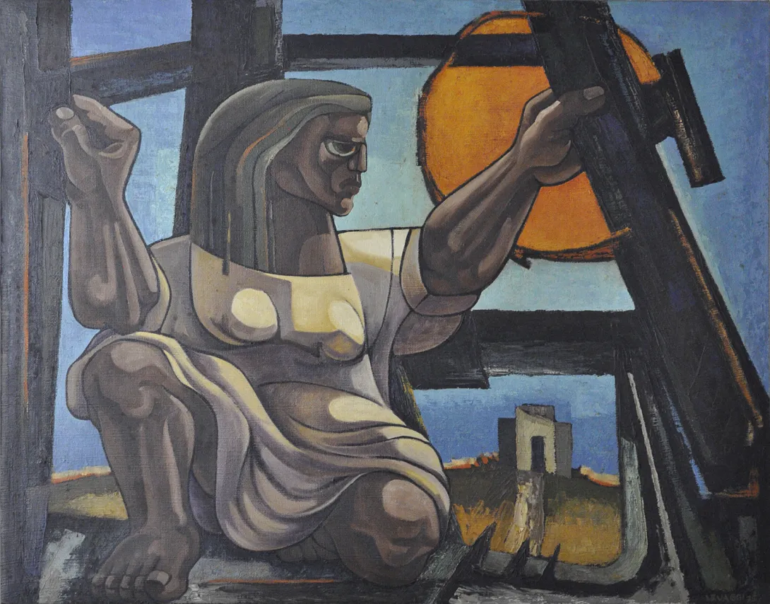 Inv. 2669 / Oscar Enrique Levaggi / Vivir un tiempo de sol / MPBA