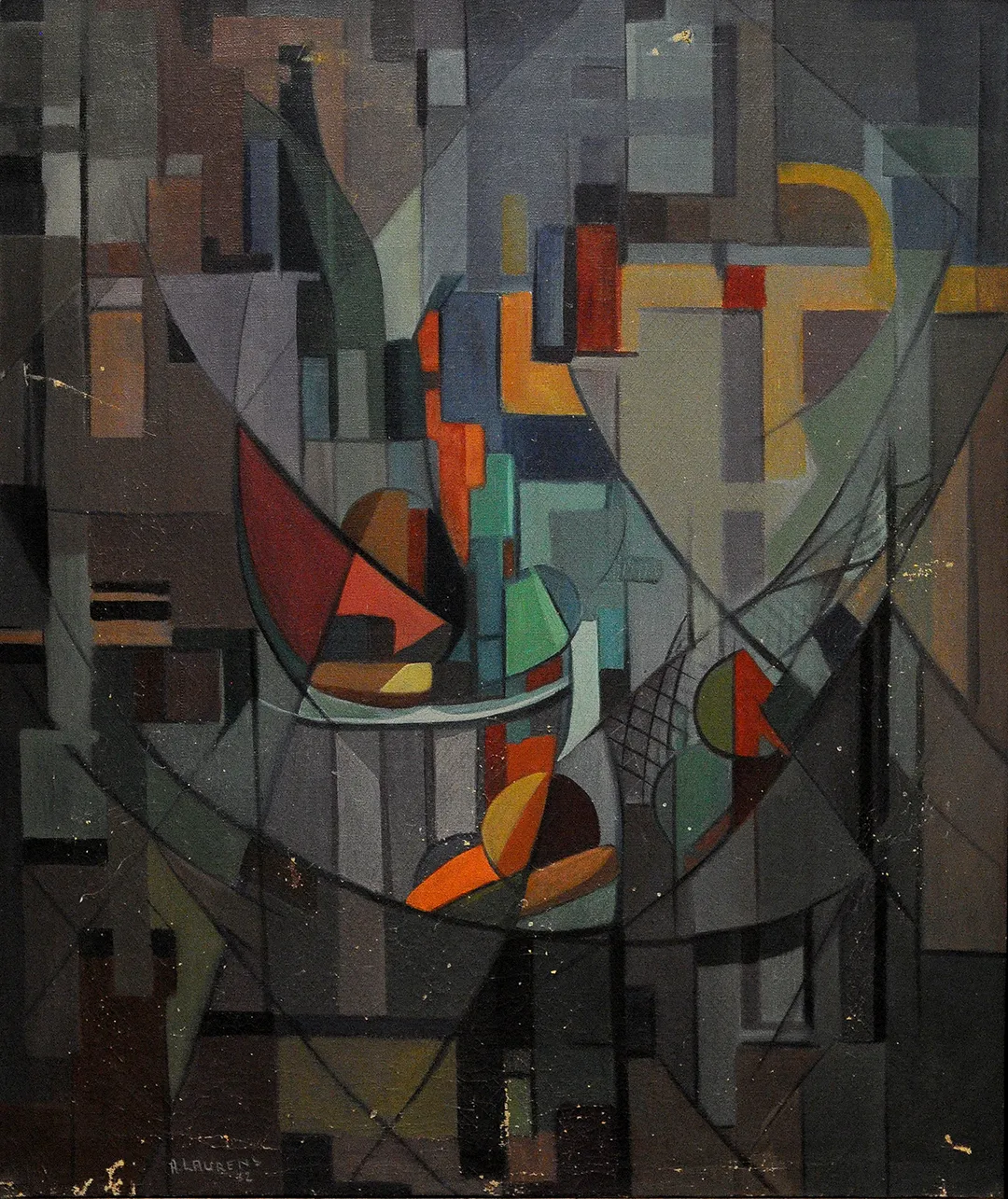 Inv. 1383 / Abel Américo Laurens / Composición / MPBA