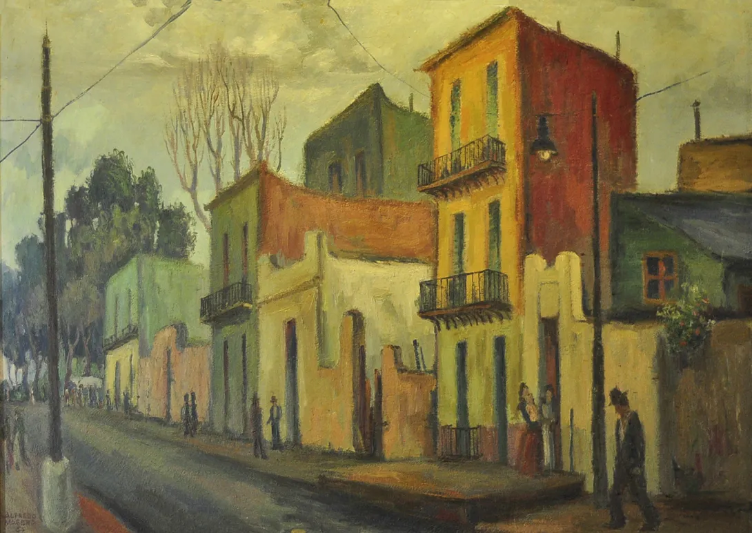 Inv. 1350 / Alfredo Antonio Masera / Calle de la Boca / MPBA