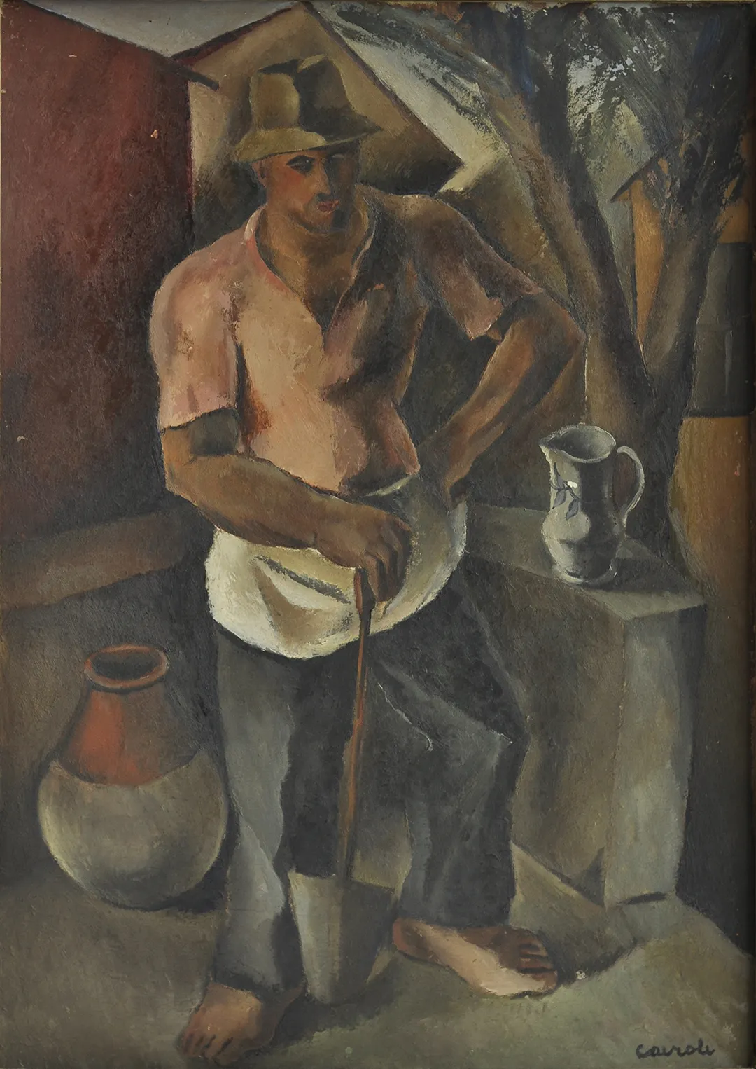 Inv. 291 / Ángel Cairoli / Campesino / MPBA