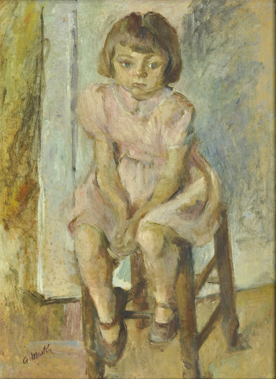 Inv. 1231 / Ángela Martin / Figura de niña / MPBA