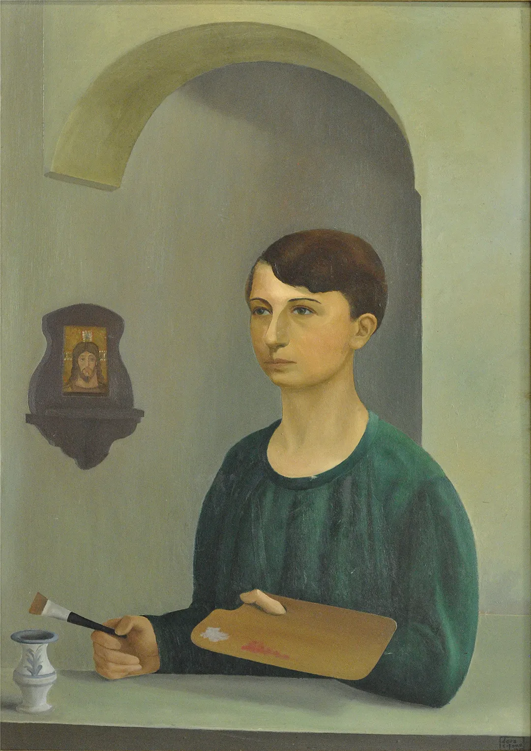 Inv. 152 / Dora Cifone / Autorretrato / MPBA