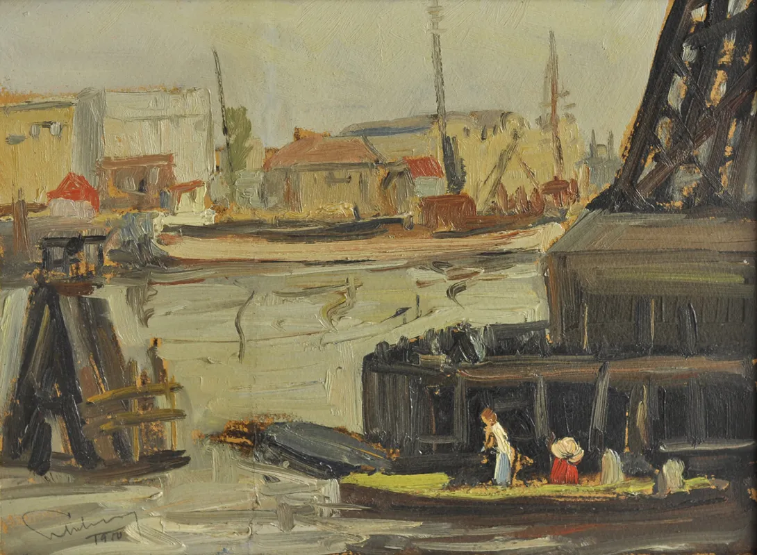 Inv. 1394 / Eduardo Martínez Boero / Paisaje / MPBA
