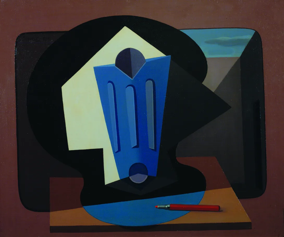 Inv. 483 / Emilio Pettoruti / El lápiz del maestro / MPBA
