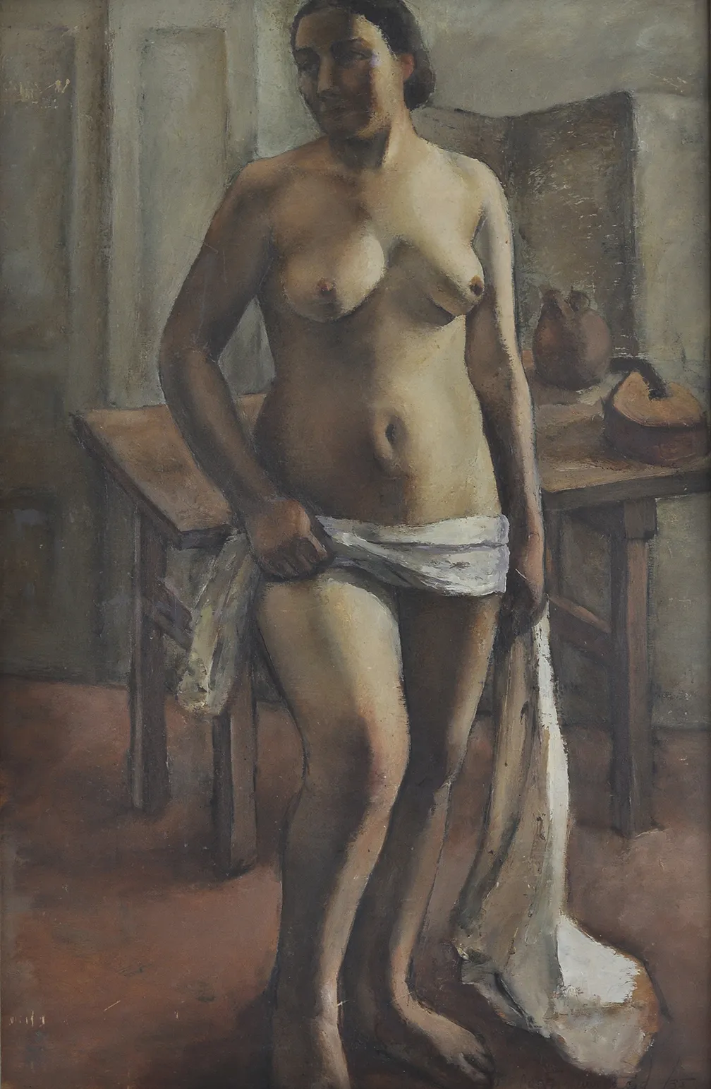 Inv. 414 / Emma M. Castro Almonacid / Desnudo / MPBA