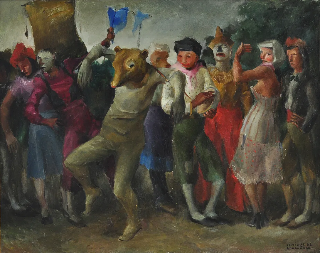 Inv. 857 / Enrique De Larrañaga / El oso / MPBA