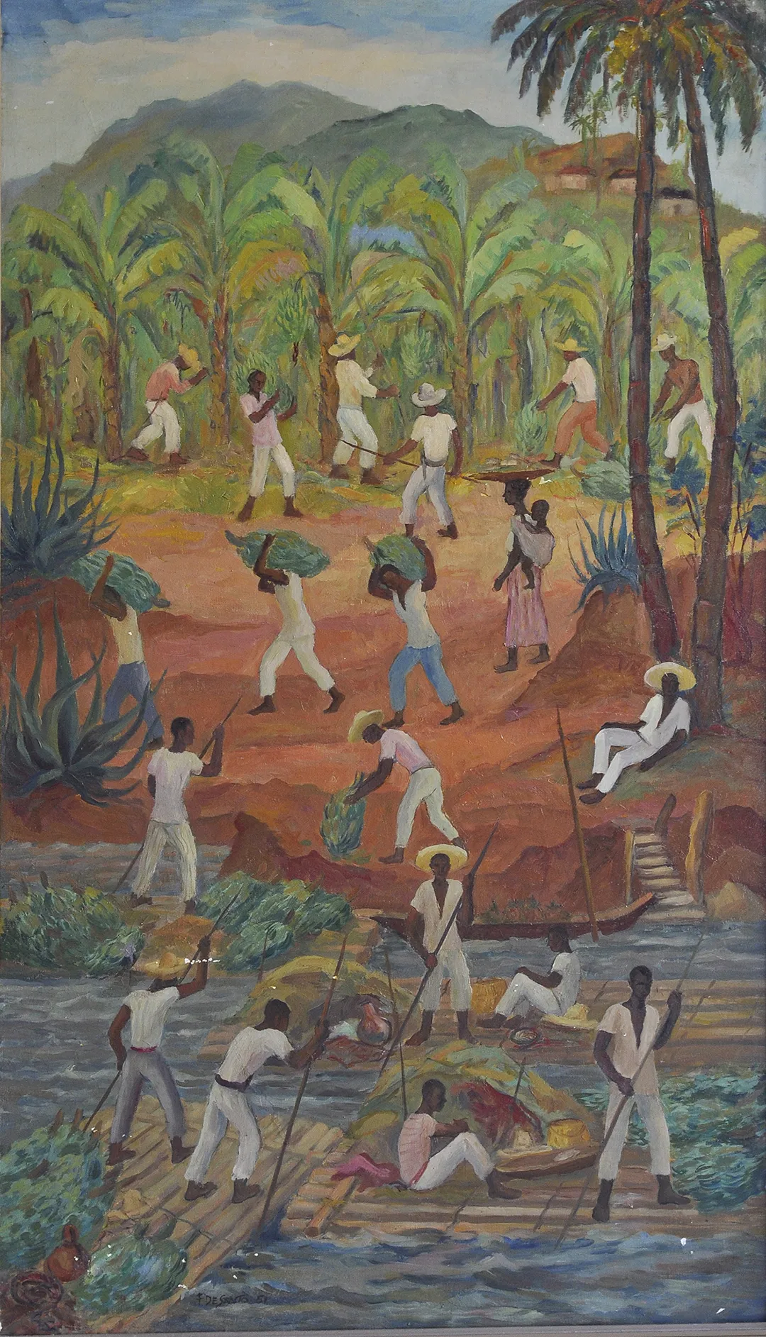 Inv. 1353 / Francisco De Santo / Platanos / MPBA