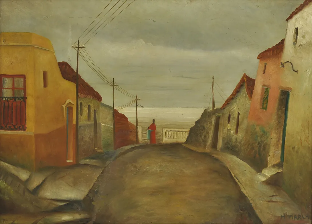 Inv. 627 / Horacio Gerardo March / Paisaje de Colonia (Uruguay) / MPBA