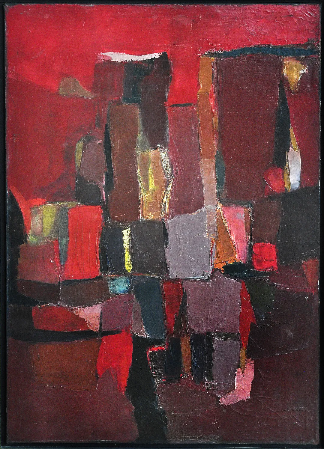 Inv. 1797 / Hugo Soubielle / Desde el rojo / MPBA